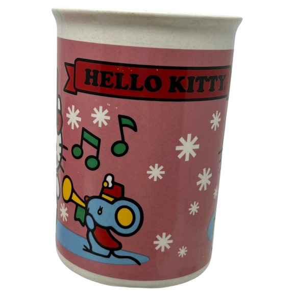 2013 Sanrio Hello Kitty Nutcracker Christmas‎ Presents Snowflakes Coffee Mug - Picture 2 of 6